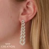 Shy Creation Kate 3.68CT DIAMOND LINK EARRING