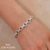 Shy Creation  3.82CT DIAMOND LINK BRACELET