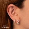 Shy Creation Kate 0.33CT DIAMOND MATTE HUGGIE EARRING