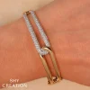 Shy Creation Kate 1.45CT DIAMOND PAVE BANGLE