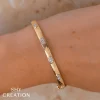 Shy Creation Aleera 0.25CT DIAMOND BAGUETTE BANGLE