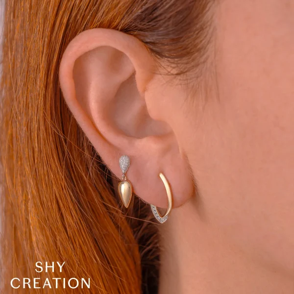 Shy Creation Kate 0.10CT DIAMOND EARRING