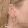 Shy Creation Kate 0.36CT DIAMOND HOOP EARRING