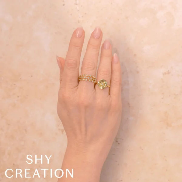 Shy Creation Diana 0.45CT DIAMOND CROWN SETTING RING