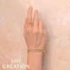 Shy Creation Diana 2.24CT DIAMOND CROWN SETTING BANGLE