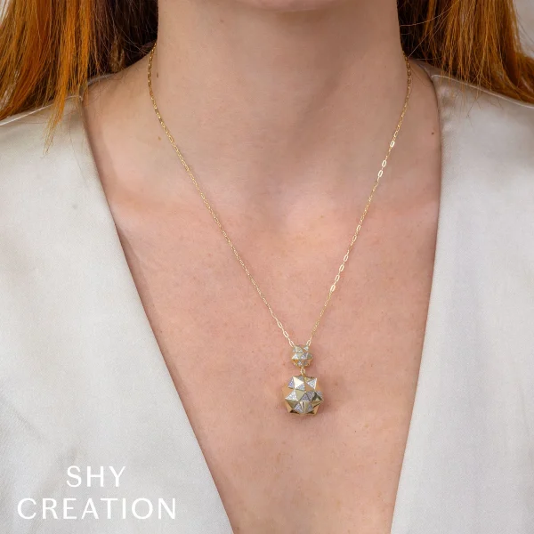 WEB_ALT_SC55028990RD_9cce5757-6c47-4a6b-a7e3-282dddc5efea_1800x1800 Shy Creation Kate 0.25CT DIAMOND GEO CUT PYRAMID PAPER CLIP LINK NECKLACE