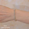 Shy Creation Kate 0.88CT DIAMOND LINK BRACELET