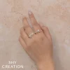 Shy Creation Kate 0.26CT DIAMOND STAR RING