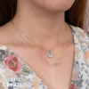 Shy Creation Kate 0.37CT DIAMOND PAVE CHOPIN CHAIN NECKLACE