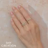 Shy Creation Kate 0.39CT DIAMOND PEAR RING