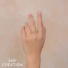 Shy Creation Kate 0.21CT PINK SAPPHIRE BEZEL HEART RING
