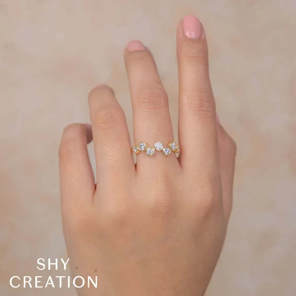 Shy Creation Bailey 0.78CT DIAMOND BEZEL RING