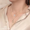 Shy Creation Glittara 0.30CT DIAMOND OVAL NECKLACE