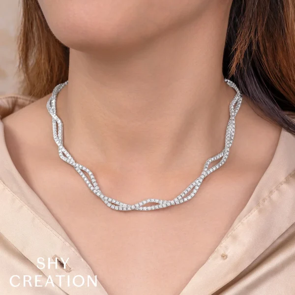WEB_ALT_SC55029307_5a400635-9a37-49e0-9bfb-a63ec4910978_1800x1800 Shy Creation Stella 2.53CT DIAMOND TWISTED DOUBLE STRAND NECKLACE