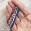 Shy Creation Micro-Tennis 2.80CT RUBY MICRO-TENNIS BRACELET