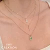 Shy Creation Kate 0.08CT DIAMOND CROSS NECKLACE
