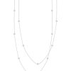 Roberto Coin 18K GOLD DIAMONDS BY THE INCH 15 STATION NECKLACE
