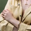 Roberto Coin 18K YELLOW GOLD NAVARRA HARD CHAIN LINK DIAMOND BANGLE