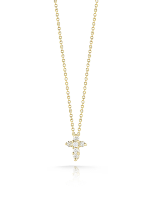 Screenshot 2025-08-23 151841 Roberto Coin 18K GOLD TINY TREASURES DIAMOND BABY CROSS NECKLACE