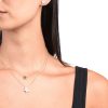 Roberto Coin 18K YELLOW/WHITE GOLD PRINCESS DIAMOND BUTTERFLY NECKLACE
