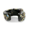 B-10946_11_600_2 Carolyn Tyler "Seaweed Serpent" Cuff Bracelet