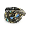 B-10946_11_600_3 Carolyn Tyler "Seaweed Serpent" Cuff Bracelet