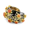 B-12830_26_660 Carolyn Tyler "Rundu Flower" Cuff Bracelet