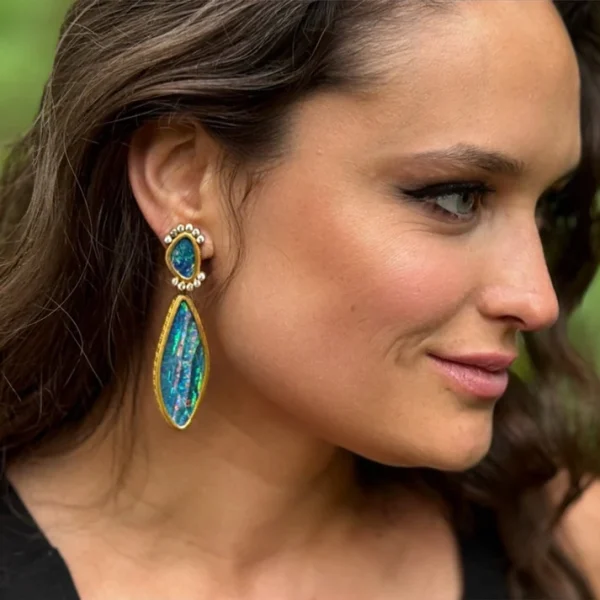 IMG_4888 Carolyn Tyler "Neela" Stud Dangle Earrings