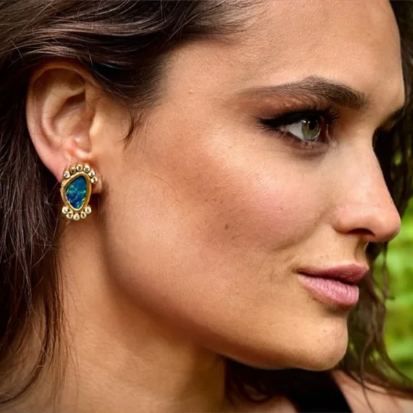 IMG_4895 Carolyn Tyler "Neela" Stud Dangle Earrings