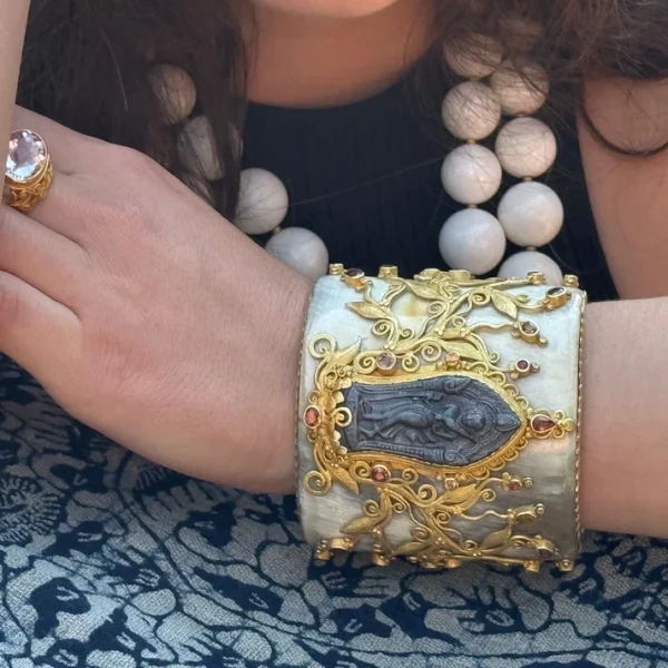 IMG_5152 Carolyn Tyler "Angkor" Cuff Bracelet