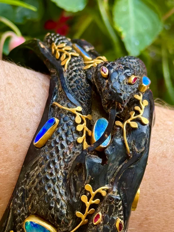 IMG_5484 Carolyn Tyler "Seaweed Serpent" Cuff Bracelet