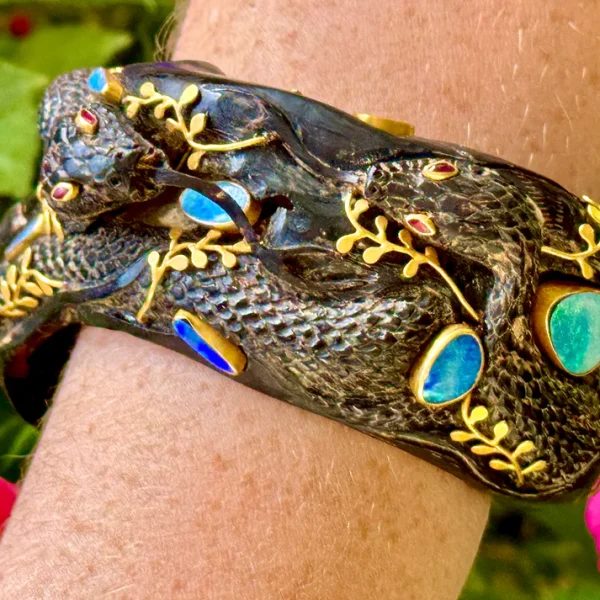 IMG_5485 Carolyn Tyler "Seaweed Serpent" Cuff Bracelet