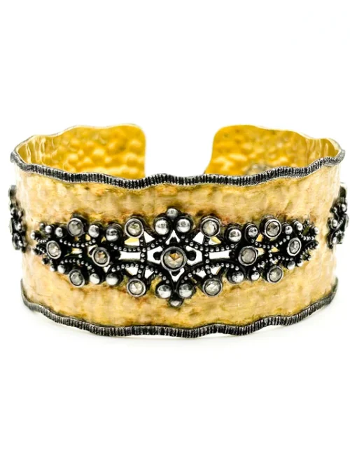 0420356C-C99F-41F6-A255-5B257D739333 Carolyn Tyler "Dubrovnik" Cuff Bracelet