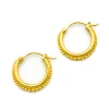 0F07E992-EE50-4862-9C41-993B5102E9F3 Carolyn Tyler "Jawan" Hoop Earrings