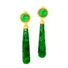 Carolyn Tyler "Xengdu" Stud Dangle Earrings