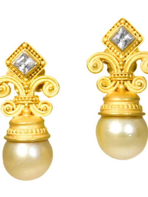 Carolyn Tyler "Fleur de Lys" Earrings