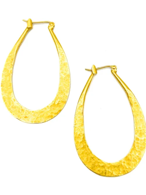 7101DA9C-5481-4866-996D-1FE8B68D336B Carolyn Tyler "Leslie Hoop" Earrings
