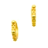 7F49C411-79E3-42FF-B037-E2435DBA39AB Carolyn Tyler "Angela" Huggie Hoop Earrings