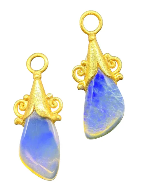 8510011B-8C71-4F7B-9365-69AA45A6CC9F Carolyn Tyler "Kilauea" Drops for Hoop Earrings