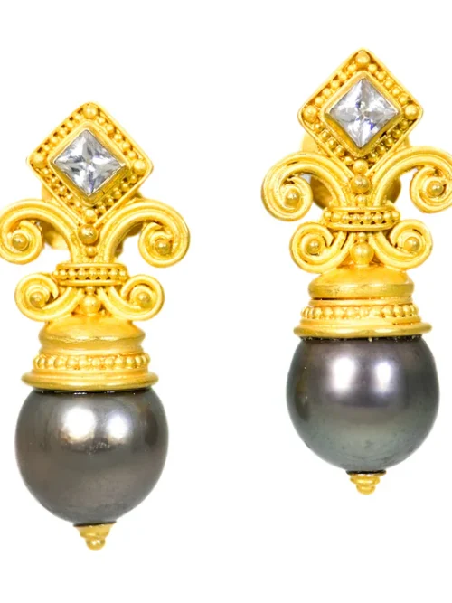 Carolyn Tyler "Fleur de Lys" Earrings