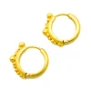 A1C45EFC-1C83-4A83-838B-FDE90A8F2286 Carolyn Tyler "Angela" Huggie Hoop Earrings