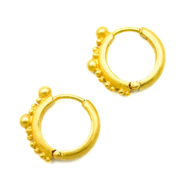 A1C45EFC-1C83-4A83-838B-FDE90A8F2286 Carolyn Tyler "Angela" Huggie Hoop Earrings