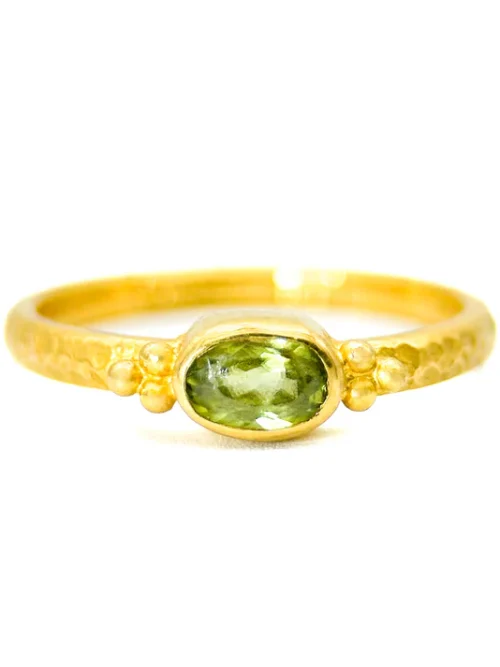 Carolyn Tyler "Hammered Twinkler" Ring