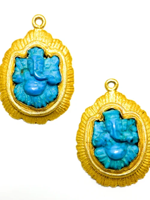 Carolyn Tyler "Etched Flame" Drops for Hook Earrings