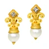 C0F27026-B40E-48DD-AD53-2FFEA96DA899 Carolyn Tyler "Fleur de Lys" Earrings