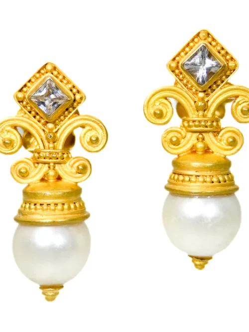 Carolyn Tyler "Fleur de Lys" Earrings
