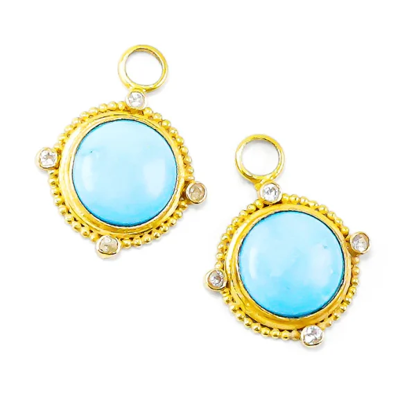 Carolyn Tyler "Sardinia" Drops for Hoop Earrings
