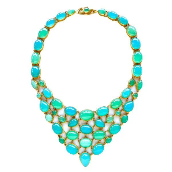 Carolyn Tyler "Caribe Fishnet" Bib Necklace