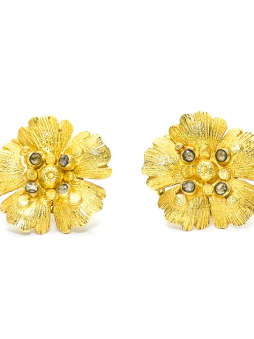 Carolyn Tyler "Hibiscus" Stud Earrings