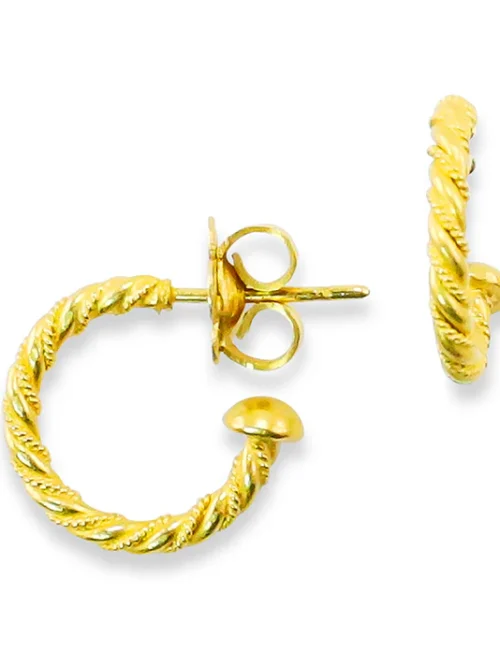 Carolyn Tyler "Glitters Hoop" Earrings